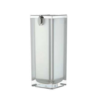 JL-AB202 0.23ml Dosage Airless Cosmetic Packaging Square 15ml 30ml 50ml
