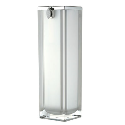 JL-AB202 0.23ml Dosage Airless Cosmetic Packaging Square 15ml 30ml 50ml