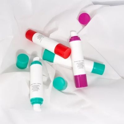 Jl-Ab121 Travel Friendly Size Vacuum Cosmetic Bottle Double End Double Head PP 10ml 15ml