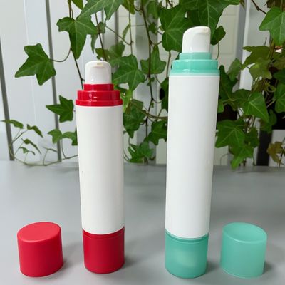 Jl-Ab121 Travel Friendly Size Vacuum Cosmetic Bottle Double End Double Head PP 10ml 15ml