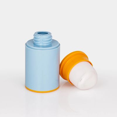 Jl-Ab122 Lightweight PP Yellow Airless Pump Bottle 15ml 30ml 50ml