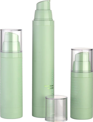 JL-AB117 Snap On Sealing Plastic Airless Pump Bottles Portable 15ml 30ml 50ml Skin Care