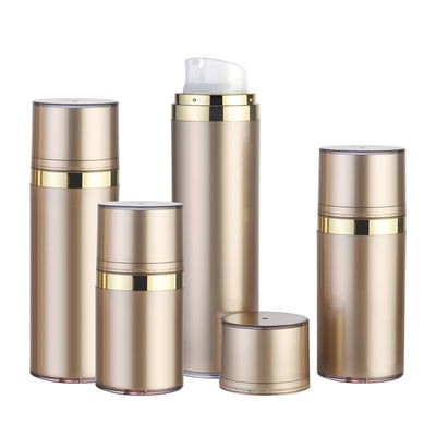 JL-AB217 Screw Sealing Cylindrical Bulk Airless Pump Bottles 50ml 80ml 120ml 150ml Round