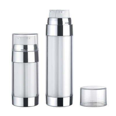 JL-AB215  Dual Chamber Plastic Airless Pump Bottles AS PP Bottle