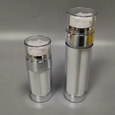 JL-AB215  Dual Chamber Plastic Airless Pump Bottles AS PP Bottle