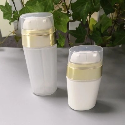 JL-AB213  Dual Chamber Plastic Airless Bottles 15ml 20ml 30ml 40ml PP Airless Bottle