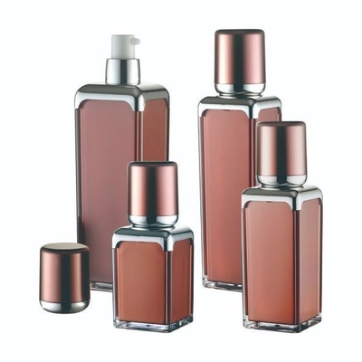 JL-LB303 Square Lotion Bottle 15ml 30ml 50ml 100ml Cosmetic Packaging Bottle