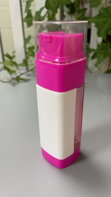 JL-LB309 PET Lotion Bottle 50ml 80ml Dual Chamber Lotion Bottle With Single Head