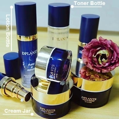 JL-JR802B PMMA Cream Jar 15g 30g 50g Acrylic Cream Jar Cap for UV Decoration