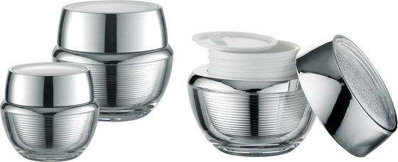 JL-JR814 OEM ODM PMMA Cream Jar 15g 30g 50g Acrylic Cosmetic Containers