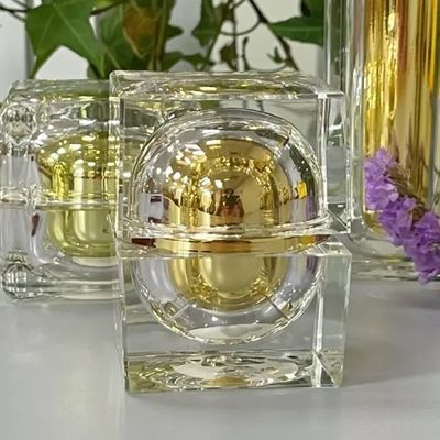 JL-JR829 Custom Logo Acrylic Cosmetic Skincare Cream Jar 15g 30g 50g