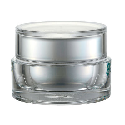 JL-JR804 15g 30g 50g Round Cream Jar PMMA Skin Care With Disc