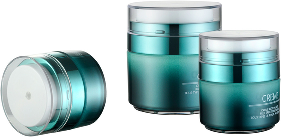 JL-JR806 Acrylic Airless Cream Jar PMMA PP 15ml 30ml 50ml Airless  Jar