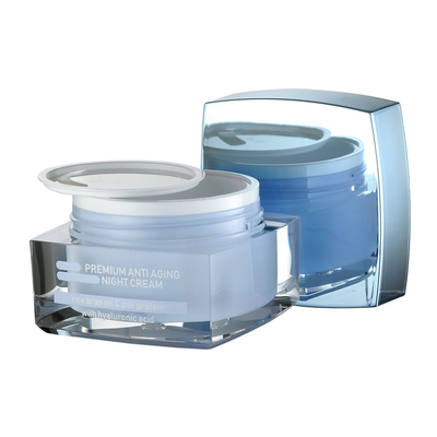 JL-JR807 Acrylic PMMA Cream Jar 15g 30g 50g Square Cream Jar