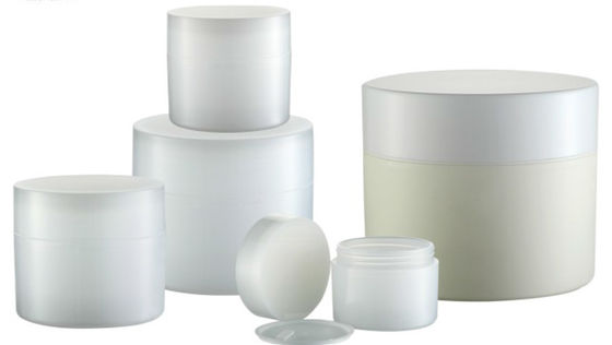 JL-JR809 Full PP Plastic Vacuum Cream Jar 15ml 30ml 50ml 100ml 200ml Double Wall