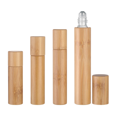 JL-RL005 Eye Massage Bottle 5ml 8ml 10ml 15ml  Bamboo Roll on Bottle
