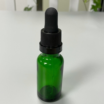 Amber Green Blue Brown Dropper Set for Essential Skincare Products