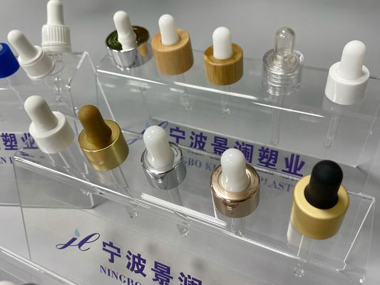 Silk Screen Printing PETG Dropper Set For Glass Bottle 30ml 50ml 100ml