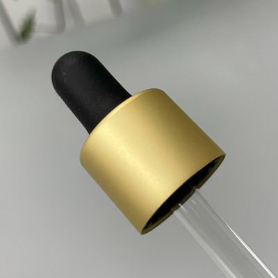 Shiny Gold Closure Cap 13/415 20/410 Dropper Tops For Essential Oils