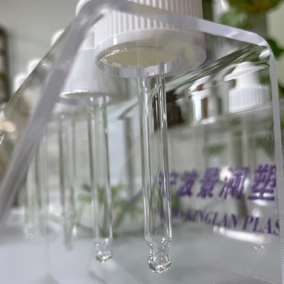 Clear PVC Nipple Dropper Transparent PETG Cap for Skincare Oil 24/410