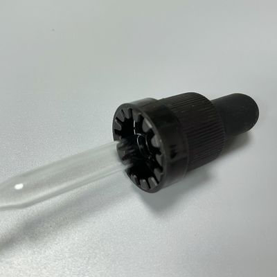18/410 20/410 Oil Droppers Ratchet Black NBR Nipple