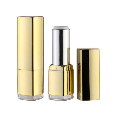 JL-LS111 3ml Gold Lipstick Tube Makeup Packaging Empty Refillable Lip Gloss Tube