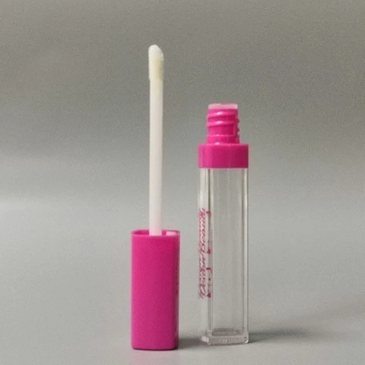 JL-LG207 Plastic Mini 5ml 6ml Fancy Lipstick Tubes Square Lip Balm Tube Lip Gloss Case Makeup Container
