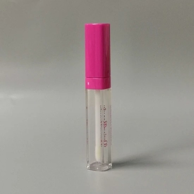 JL-LG207 Plastic Mini 5ml 6ml Fancy Lipstick Tubes Square Lip Balm Tube Lip Gloss Case Makeup Container