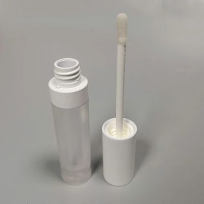 JL-LG105B 7ml Custom Made Lip Gloss Tubes Platic ABS Round Clear