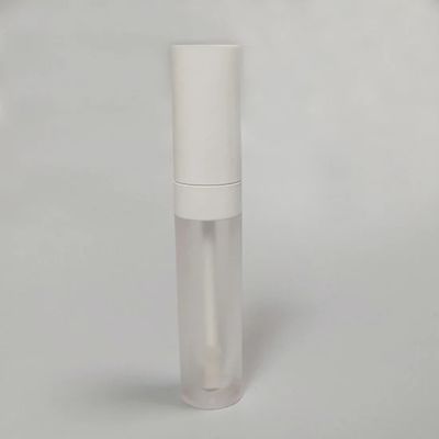 JL-LG105B 7ml Custom Made Lip Gloss Tubes Platic ABS Round Clear