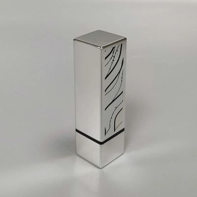 JL-LS124 6ml Aluminum Square Lipstick Tube Case Sleek Modern Beauty Packaging