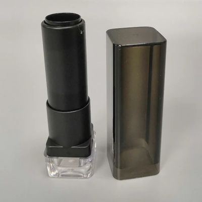 JL-LS106 Private Label Black 3ml Lip Gloss Tubes Square Luxury