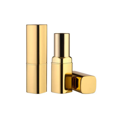 JL-LS133 3.5ml Gold Square Lipstick Tube Cosmetic Packaging Supplier