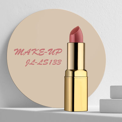 JL-LS133 3.5ml Gold Square Lipstick Tube Cosmetic Packaging Supplier