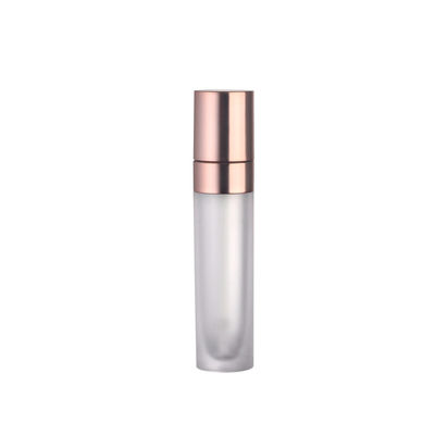 JL-LG105A 0.33oz 7ml Custom Lipstick Tubes Round Clear Cosmetic Bottle Packages For Make Up
