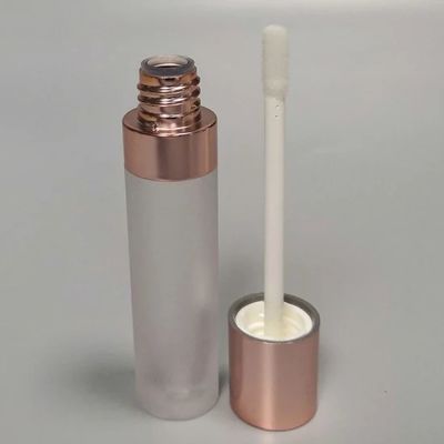 JL-LG105A 0.33oz 7ml Custom Lipstick Tubes Round Clear Cosmetic Bottle Packages For Make Up