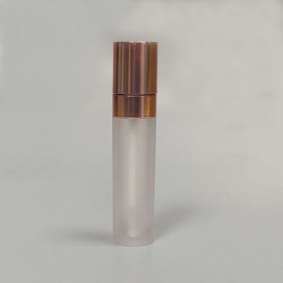 JL-LG105A 0.33oz 7ml Custom Lipstick Tubes Round Clear Cosmetic Bottle Packages For Make Up
