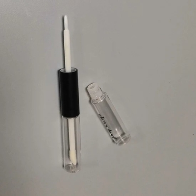 JL-LG113 Dual Heads Lip Gloss 4.6ml Round  PETG make-up tube
