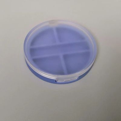 JL-EC209 Round 4 Pans Empty Eyeshadow Case With Brush Pans