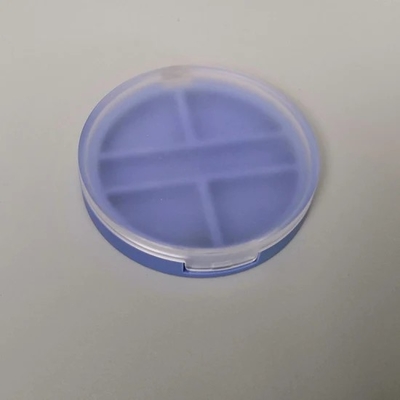JL-EC209 Round Eyeshadow Container 4 pans with Brush Pans Empty Eye Shadow Palette