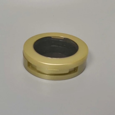 JL-EC211 Round Powder Cosmetic Eyeshadow Case Powder Compact Case Empty Plastic Cosmetic Packaging Round Pressed Powder