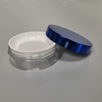 JL-PC111 Compact Case 10g Blusher Container Empty Clear Black Bottom Air Cushion Compact Powder Case Plastic Empty Blush