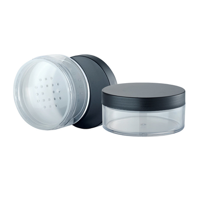 JL-PC105 Plastic Compact Case 30g Blusher Container With Sifter Powder Jar