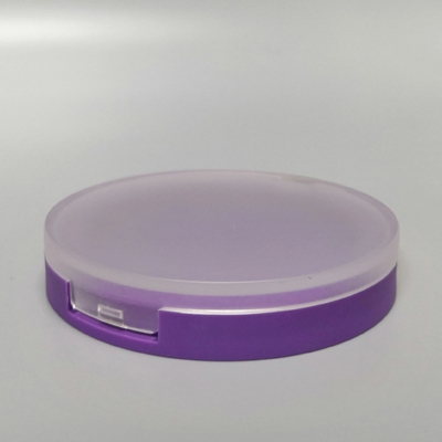 JL-PC106 Compact Case  Blusher Container Round Single Grids Eye Palette Empty Blush Plastic Eyeshadow Case