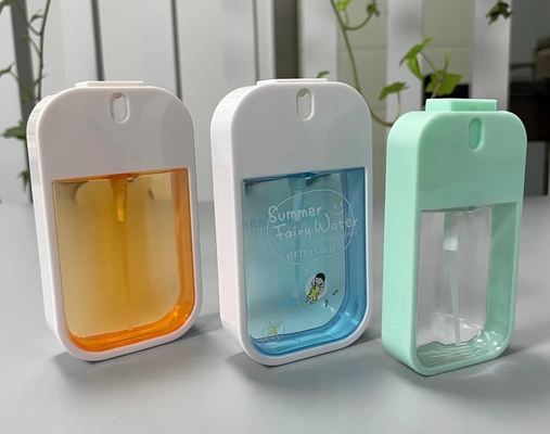 JL-PA103 Heart Shape 30ml Fine Mist Pump Sprayer PETG ABS Perfume Card For Perfume