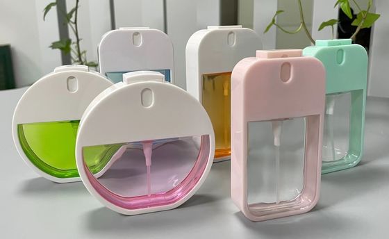 JL-PA105 ABS PETG 40ml Fine Mist Pump Spray Bottle Oval Shape For Travelling