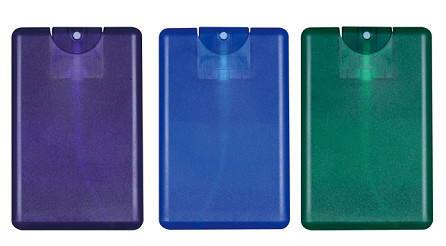 JL-PA107A Square Shape 20ml Pump Mister Sprayer Perfume Travelling Card Spray Bottle