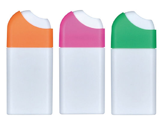 JL-PA107G Plastic 20ml Empty Perfume Spray Bottles Side Credit Card Travelling Fine Mist Sprayer
