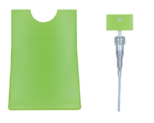 JL-PA107B 20ml Waist Type Plastic Perfume Atomizer Bottle Card Fine Mist Sprayer Travelling Bottle