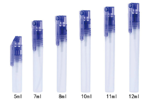 JL-PA103E 5ml 7ml 8ml 10ml 11ml 12ml Plastic PP Perfume Tube Pen Perfume Bottle Fine Mist Sprayer Perfume Bottle